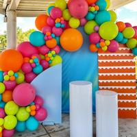 Ballons en latex métalliques dorés de 10 pouces, couleurs vives, ballons arc-en-ciel pour anniversaire, mariage, remise de diplôme, fête de naissance, décoration de fête