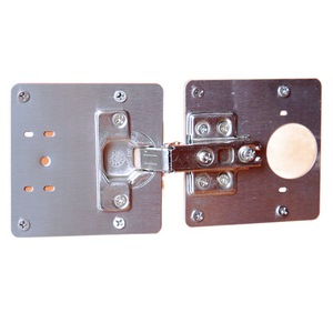 Bisagras para Muebles de Acero Inoxidable Mixiang, Herramientas de Reparación de Paneles de Puertas de Gabinete con Almohadillas de Instalación, Almohadillas de Fijación de Bisagras - Product Image 1