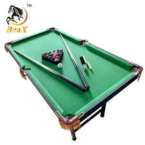 children pool table Benxiao Mini Pool table snooker table factory direct sale 120cm legs foldable& adjustable