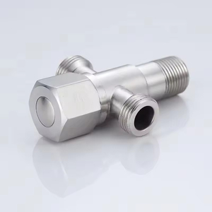 Válvula Angular de 2 Vías de Acero Inoxidable SUS304 Moderna, Válvula de Cierre de Doble Salida para Inodoro, Bidé, Baño, Cocina, Venta al por Mayor de Fábrica - Product Image 4