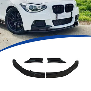ลิ้นกันชนหน้า BMW ซีรีส์ 1 F20 ทรง MP สีดำเงา วัสดุไฟเบอร์กลาส ชุดแต่ง ปี 2012 2014 - Product Image 1