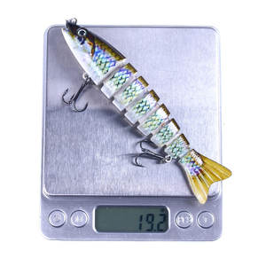 Soldes <span class=keywords><strong>de</strong></span> liquidation, leurre <span class=keywords><strong>de</strong></span> pêche artificiel réaliste multi-articulé, 18g, 127mm, leurre dur - Product Image 5