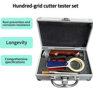 Testeur d'adhérence <span class=keywords><strong>de</strong></span> revêtement, couteau à grille 100 points, coupe-grille pour film <span class=keywords><strong>de</strong></span> peinture avec lames, emballage en boîte d'aluminium - Product Image 2