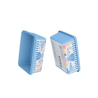 Contenedor Rectangular de Plástico PP Ecológico de 1.1L 1KG, Hecho con Materiales Reciclados, con Tapa con Cierre de Seguridad para Uso Alimentario