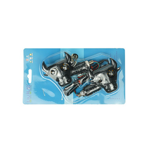 Liuhjg xe máy lần lượt tín hiệu Bull Head 12V không thấm nước LED tín hiệu đèn ba màu sắc phong cách mới OEM LED chỉ số - Product Image 1