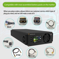 Chargeur universel AC/DC pour batteries Li-Ion 4000W-12000W, 52V-101V 50A-150A, boîtier en aluminium, chargeur pour véhicules alimentés par batterie au lithium