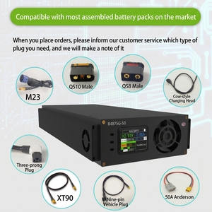 เครื่องชาร์จแบตเตอรี่ Li-ion อเนกประสงค์4000W-12000W รุ่น52V-101V เคส50A-150A อะลูมิเนียมที่ชาร์จแบตเตอรี่ลิเธียมสำหรับยานพาหนะ - Product Image 6