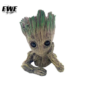 Ornement de Groot <span class=keywords><strong>pour</strong></span> <span class=keywords><strong>aquarium</strong></span>, diffuseur d'air, décoration, accessoires <span class=keywords><strong>pour</strong></span> <span class=keywords><strong>aquarium</strong></span>, décorations en résine <span class=keywords><strong>pour</strong></span> <span class=keywords><strong>aquarium</strong></span> - Product Image 1