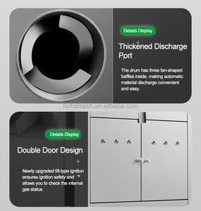 เครื่องคั่วถั่วเชิงพาณิชย์ สำหรับอัลมอนด์ เฮเซลนัท เม็ดมะม่วงหิมพานต์ ถั่วเชสนัท ถั่วลิสง วอลนัท ยอดขายดีที่สุด - Product Image 3