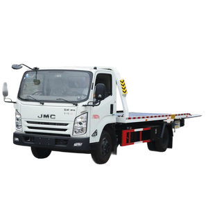 Camion de remorquage JMC pour le transport de véhicules accidentés de 5 tonnes, camion de remorquage à plateau plat 4x2, camion de remorquage à roues, fabrication chinoise, prix élevé - Product Image 1