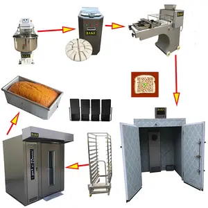 Broodmachine 16 Bakjes Roterende Oven Voor Bakkerij