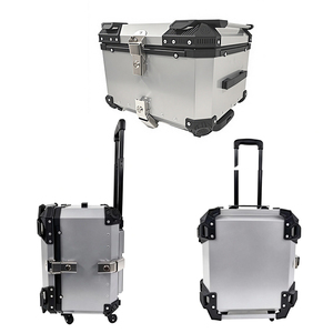 <span class=keywords><strong>Maleta</strong></span> de Aluminio de 55L para Motocicleta, Cajas Traseras con Respaldo para Otras Motocicletas, Caja <span class=keywords><strong>Trasera</strong></span> para Motocicleta con Cierre Antirrobo Seguro - Product Image 1