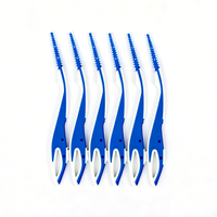Brosses interdentaires en silicone souple en gros pour appareils dentaires, cure-dents pour le nettoyage des dents, brosses dentaires en caoutchouc pour adultes
