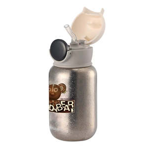 Tasse thermos portable en titane conçue exclusivement pour les enfants Tasse à boisson étanche - Product Image 3