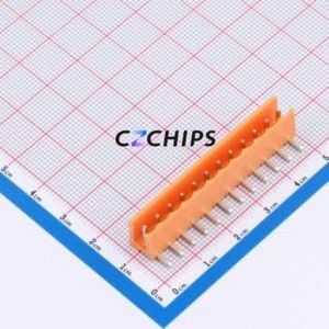 MXHT396R-3.96-12P-OE01-Cu-A Plug-in Terminal Block Bent Lead Through Hole,P=3.96mm Board-to-Board / Socket - Open 1x12P 3.96mm - Product Image 1