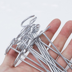 विरोधी जंग जस्ती गार्डन दांव सर्कल शीर्ष परिदृश्य पिन ग्राउंड कवर फैब्रिक दांव सुरक्षा लॉन - Product Image 5