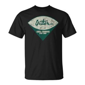 T-shirt vintage Yater Surf pour femme, style surf usé, promotionnel, avec motif graphique sportif vintage - Product Image 1