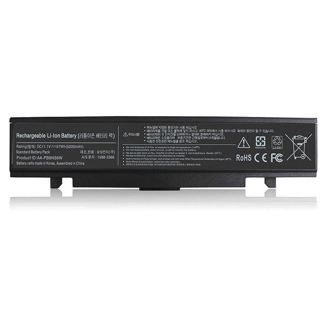 5200mAh Laptop Battery for Samsung NP-R470 NP-R480 R470 R530 R580 R620 P460 P560 Np550P5c Np365e5c