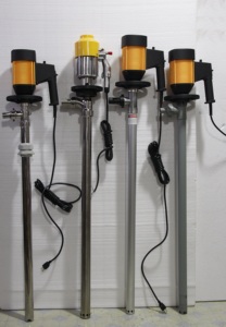 ディーゼル油移送用流量計付き上海HDシリーズ電気化学ドラムオイルポンプ - Product Image 2