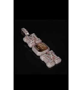 Colgante de Plata 925 Chapado en Oro Rosa, Estilo Hip Hop, Hecho a Mano, de Primera Calidad, para Hombre, Joyería de Diseño de Lujo - Product Image 5