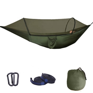<span class=keywords><strong>Hamac</strong></span> de Camping ultraléger et Portable, équipement étanche avec <span class=keywords><strong>moustiquaire</strong></span>, en Nylon, idéal pour la randonnée en plein air, les voyages et la survie, 210T - Product Image 1