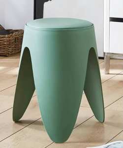 Meubles d'extérieur modernes, tabourets ronds en plastique PP empilables, pour la cuisine, la chambre, la salle à manger, l'hôtel, le salon - Product Image 4