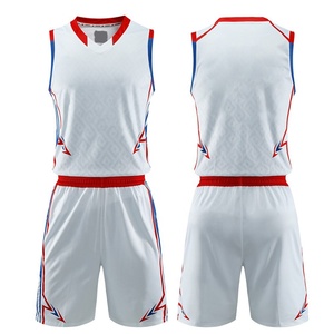 Conjunto de uniforme de baloncesto ligero para hombre, logotipo personalizado, sublimación impresa, transpirable, ropa de entrenamiento de juego de secado rápido - Product Image 1