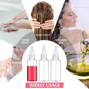 New 30ml 60ml 100ml 120ml 250ml PET Hair Oil <b>Bottles</b> Transparent Twist Top Cap <b>Squeeze</b> Ink Liquid Glue <b>Bottle</b> - Product Image 4