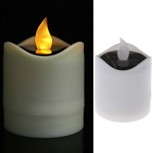 <b>Solar</b> <b>Candles</b> Light Tea Lamps Flicker <b>Candles</b> Flameless Outdoor Waterproof LED Light Halloween Home Decoration Supplies - Product Image 4
