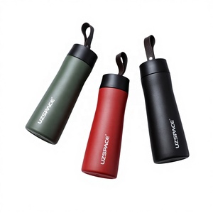 Thermos à eau isolé sous vide de 480ml en acier inoxydable pour hommes, flacon de voyage d'affaires en acier inoxydable 304 - Product Image 4