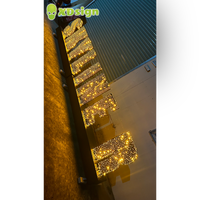 Enseigne publicitaire XDsign personnalisée en lettres 3D LED effet ciel étoilé, certifiée CE, pour devanture de magasin avec contrôle Bluetooth