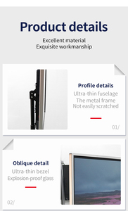 Écran d'affichage numérique couleur tactile capacitif mural de 65 pouces avec CMS basé sur le cloud, indice de protection IP54, pour ascenseurs, hôtels et centres commerciaux - Product Image 2