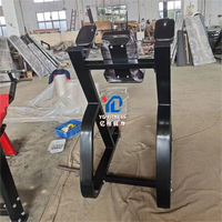 Station de dips verticale YG FITNESS YG-1036 avec coussinets ergonomiques et barre multi-prise pour abdominaux, triceps et pectoraux