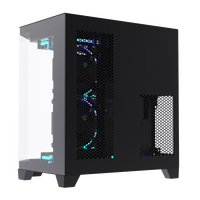 ALSEYE High Quality Computer Case Ocean-3-B Black Color PC Case With Glass Window