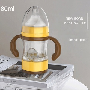 Botella de agua de bebé de silicona anticólica de 80ml de fábrica China oem CE RoHS FDA - Product Image 6