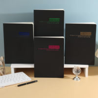 Benutzer definierter Druck A4 A5 A6 Nähen Schreiben Notizbücher Kraft papier für Studenten Briefpapier Gedruckt Günstige Bulk Promotion Gepunktetes Gitter