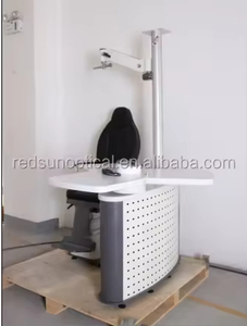 Unidad de Silla y Mesa de Refracción Oftálmica Ergonómica Europea, Mesa de Optometría Metálica con Diseño Deslizante Estable, Disponible para Uso Hospitalario - Product Image 2