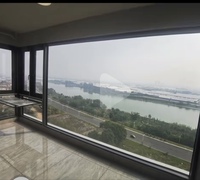 Ventana Abatible de Aluminio con Rotura de Puente Térmico, Moderna y Personalizada, Insonorizada, con Doble Acristalamiento, para Cocina, Residencia, Villa, Hogar, Escuela, Hotel