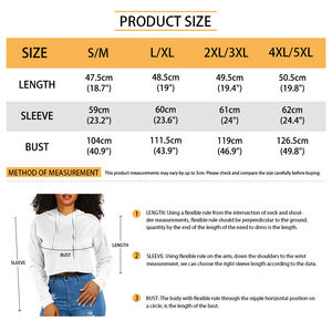 メイルリーリーブ女性用パーカーカスタム印刷オンデマンド女性用ミッドリフベアリングスウェットシャツ - Product Image 6