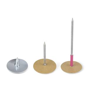 Clous communs en acier de qualité industrielle, finition polie, fixation lisse pour isolation thermique, grande surface de contact - Product Image 4