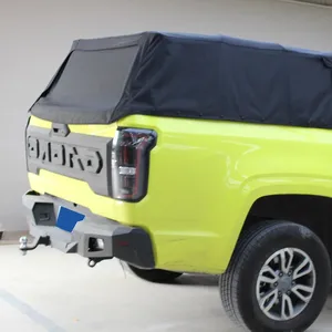 トヨタタコマ2016-2020用4X4オフロードピックアップトラックソフトキャノピー5フィート6フィートトラックトッパーオフロードバックキャノピー - Product Image 1