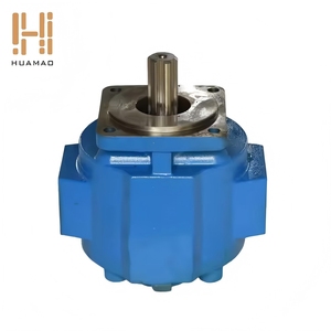 Pièces de rechange hydrauliques pour chargeuse : Pompe hydraulique à engrenages triple à arbre droit en fonte bleue, vente en gros - Product Image 4