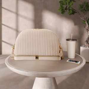 Ensemble de sacs à couches 5 pièces légers, doux au toucher, imperméables, pour <span class=keywords><strong>week</strong></span>-<span class=keywords><strong>end</strong></span>, <span class=keywords><strong>avec</strong></span> sac à biberons et matelas à langer - Product Image 4