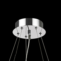 Lustre d'intérieur moderne nordique. Lustre électronique minimaliste créatif. Plafonnier LED pour salon et salle à manger