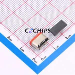 KH-TYPE-C-L.FS-6P-STM USB Connector SMD Connector Type-C Vertical Mount 6P - Product Image 2