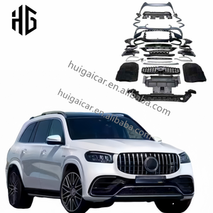 Kit de Carrocería para <span class=keywords><strong>Mercedes</strong></span> Benz GLS63 X167 2020-2024, Parachoques Delantero y Trasero, Rejilla, Faldones Laterales, Materiales PP - Product Image 2