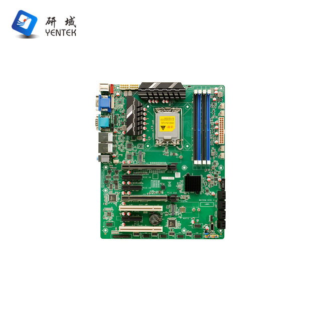 LGA1700 Motherboard 4 DDR4 DIMM 8 SATA 3.0 2 I210AT 1GbE LAN PCIe 6 DB9 RS232 485 422 COM LPT TPM SIM ATX Industrial Motherboard