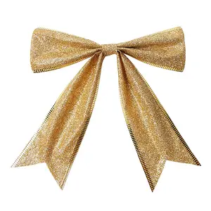 Decoration Bows Customized Wholesale Ribbons And Bows Adhesive Pre Made Satin Grosgrain Gift Bows Ribbon Maker