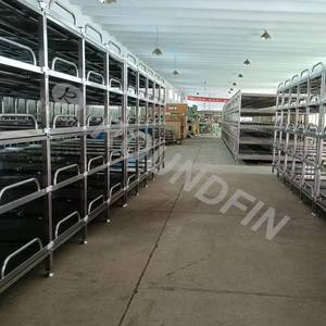 Proveedor de China de aleta redonda Equipo funerario Estantería de acero inoxidable para cadáveres Estante de almacenamiento para morgue - Product Image 3