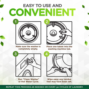 Deep Cleaning Eco-Friendly <strong>Washing</strong> <strong>Machine</strong> <strong>Cleaner</strong> with Front Load or Top Load Washer 15-30% for Ingredients - Product Image 6